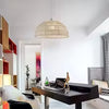 Wovea Rotan Hanglamp – Japandi Geweven Plafondlamp