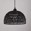 Wovea Rotan Hanglamp – Japandi Geweven Plafondlamp